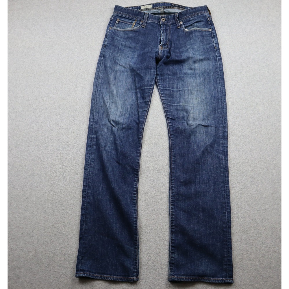 AG Adriano Goldschmied Jeans Mens 31 The Protege Straight Leg Blue Dark Wash